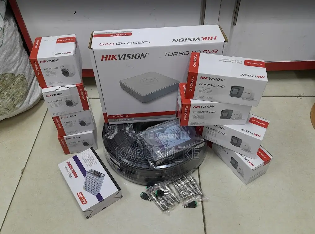 Hikvision 8 Channel 1080p Full Hd CCTV Kit With 8 Cameras Package