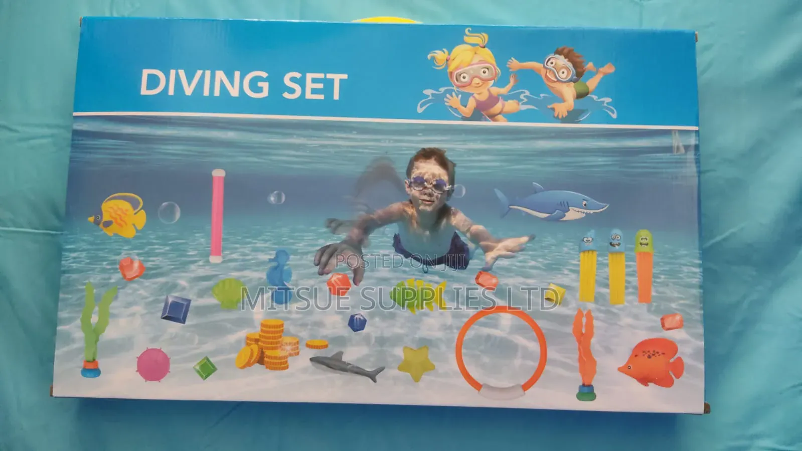 Underwater Games Diving Set of 40 Plastic
