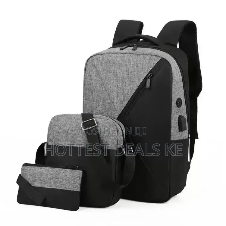 Generic 3-Piece Anti-Theft Business Backpack Set