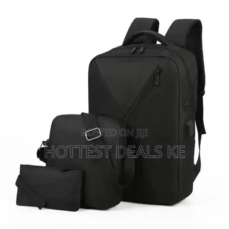 Generic 3-Piece Anti-Theft Business Backpack Set