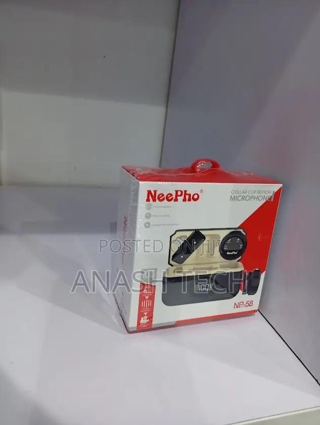 Neepho Np-58 2.4ghz Dual Wireless Microphone for Streaming Recording
