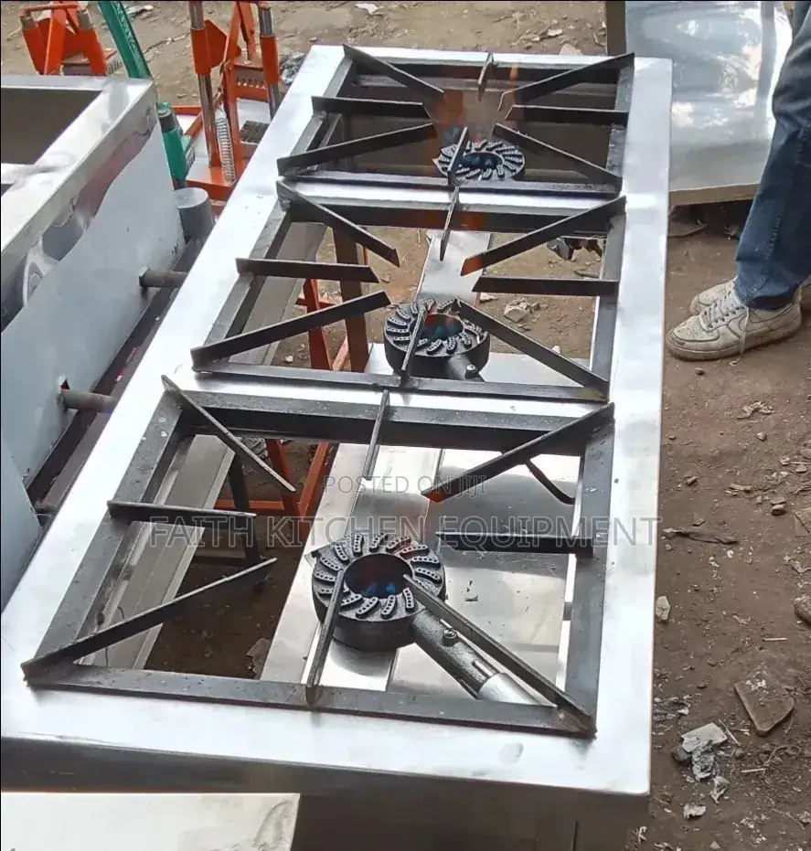 Stainless Steel 3 Burner Cooker