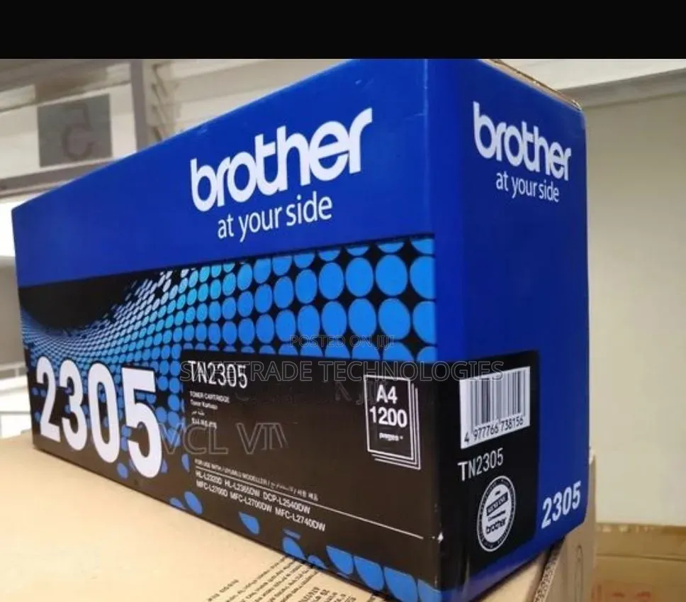 Original Brother Tn-2305 Black Toner Cartridge