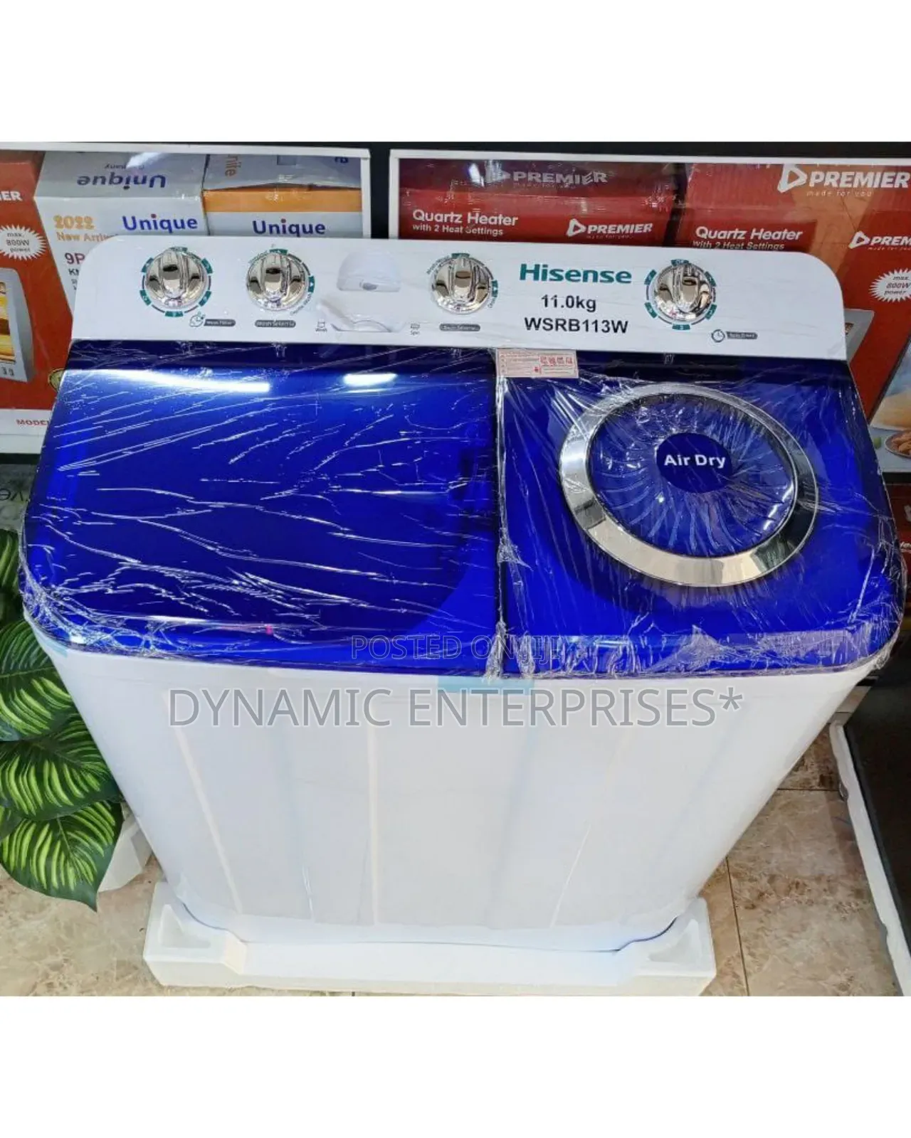Hisense Twin Tub Top Load Semi Automatic Washing Machines;