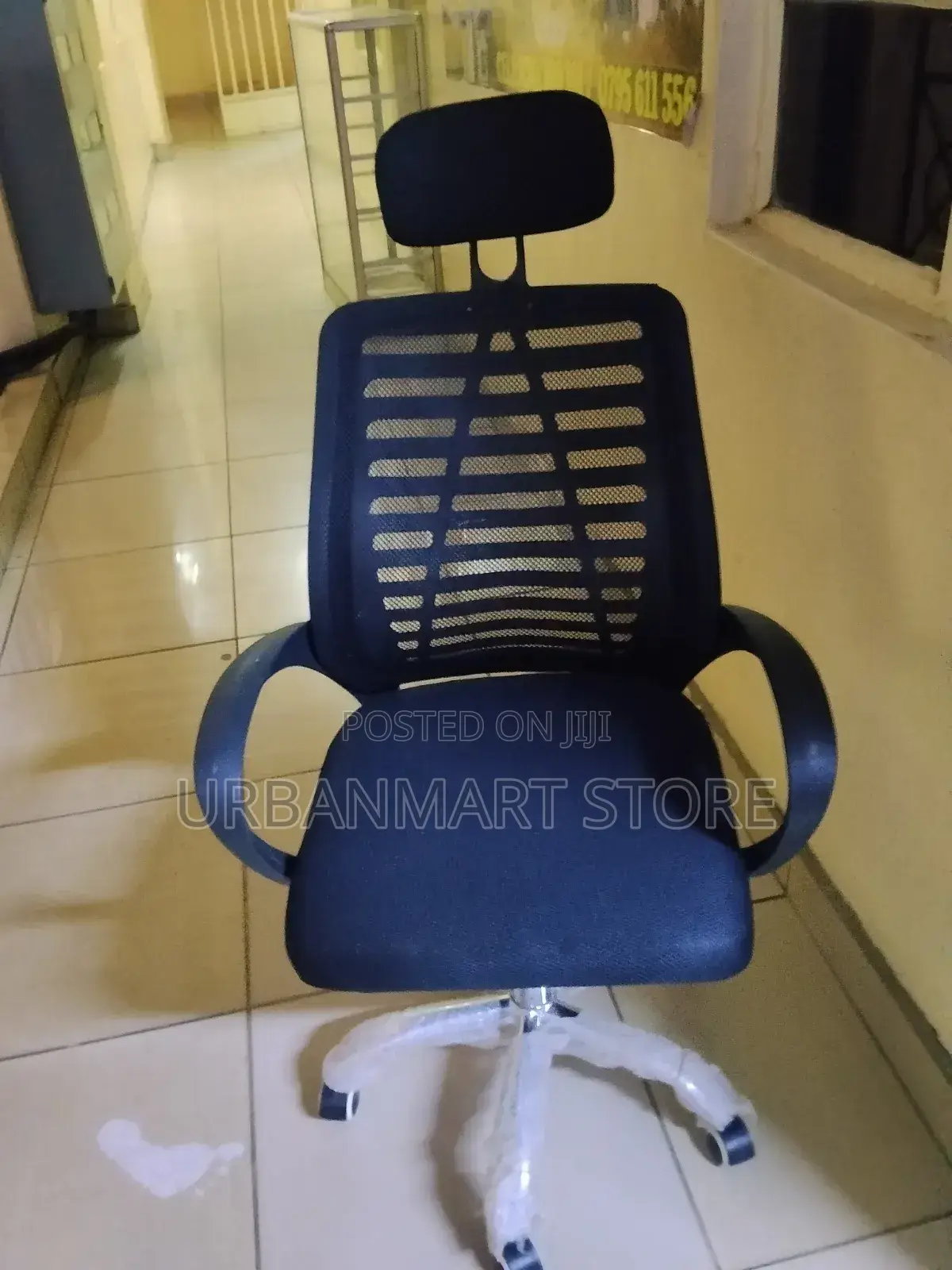Office Chair With Adjustable Height Headrest