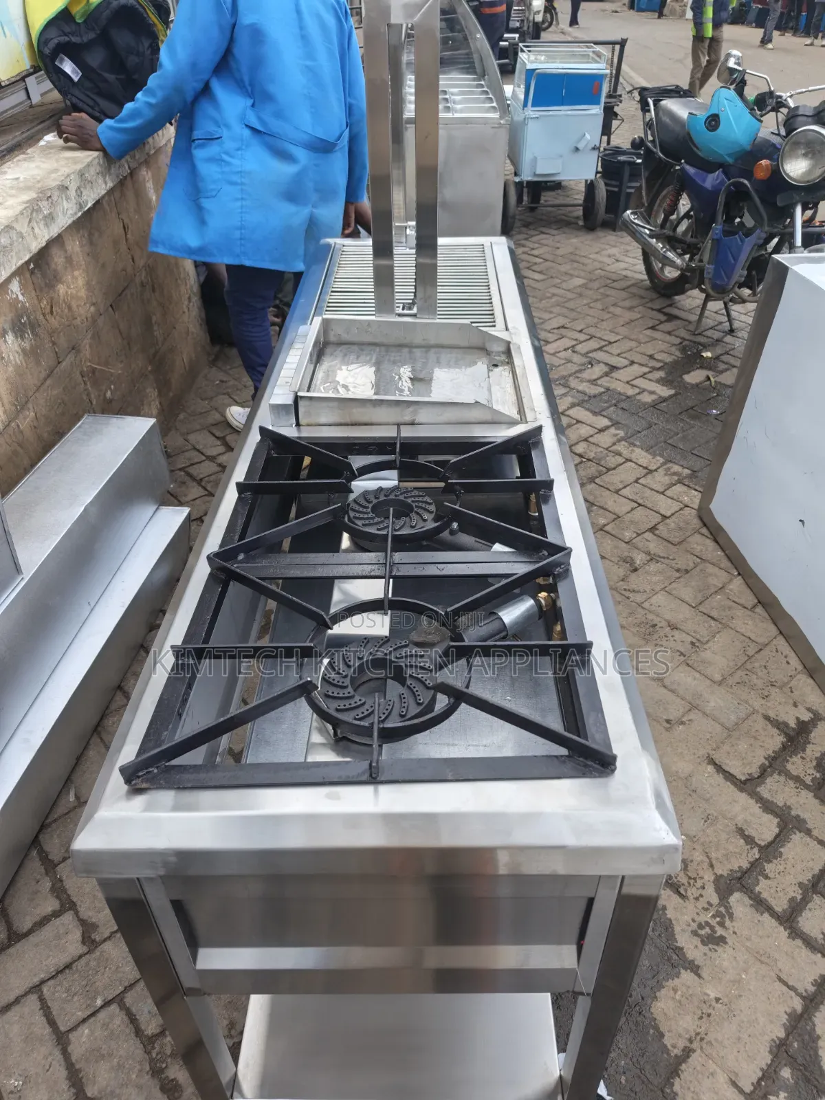 Stainless Steel Combine Commercial Cooking Unit