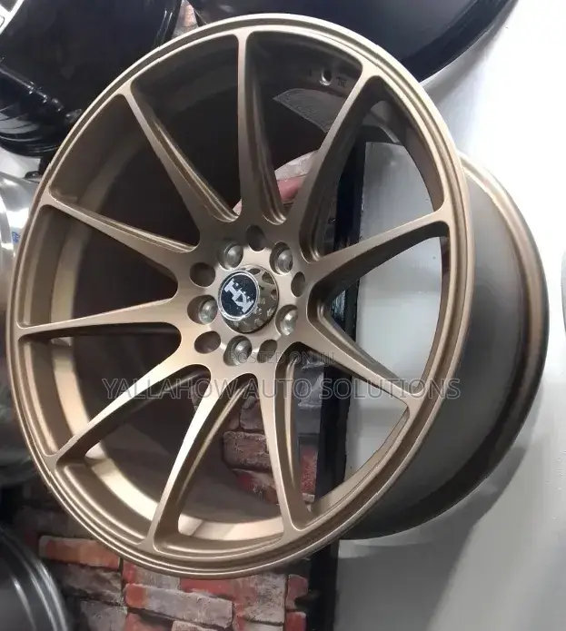 18 Inch Grey Gold Rims | Stylish Alloy Wheels for Cars Suvs