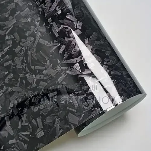 1meter Forged Carbon Fiber Vinyl Wrap for Customization on Cars,Bike