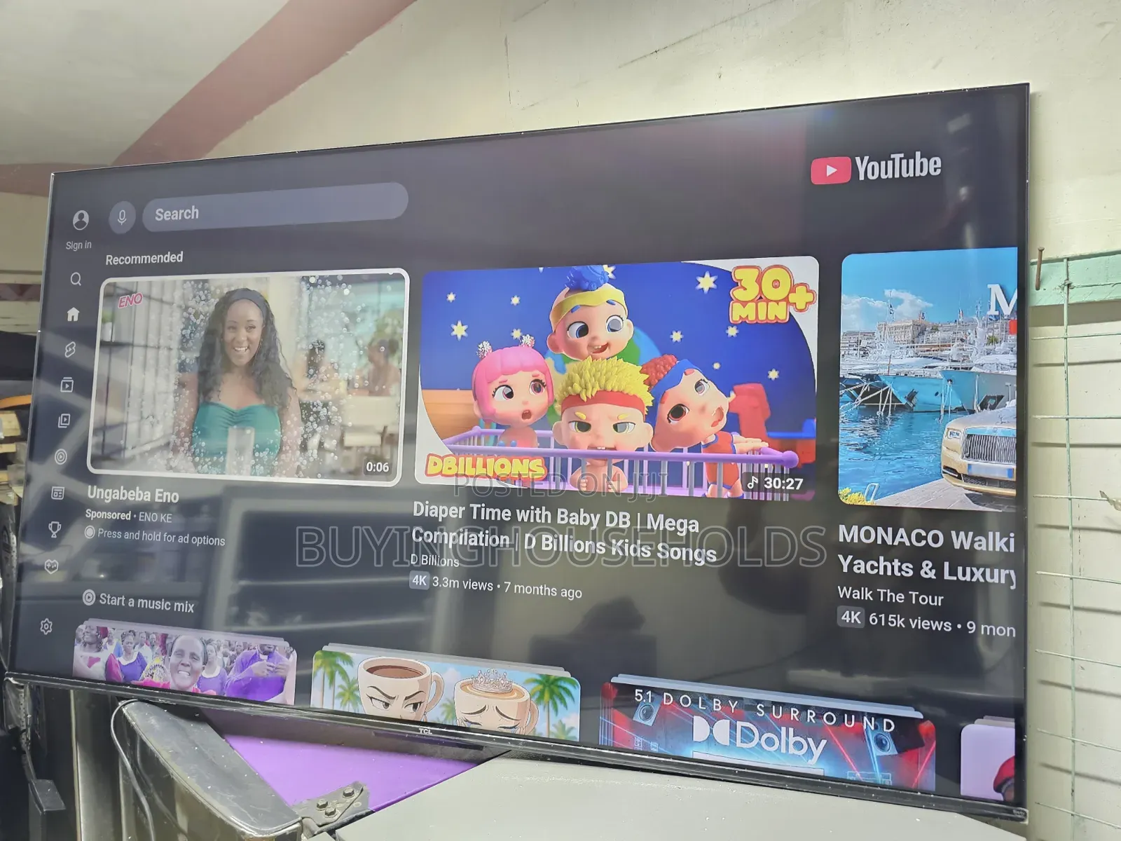 TCL 55" Google Tv V6c