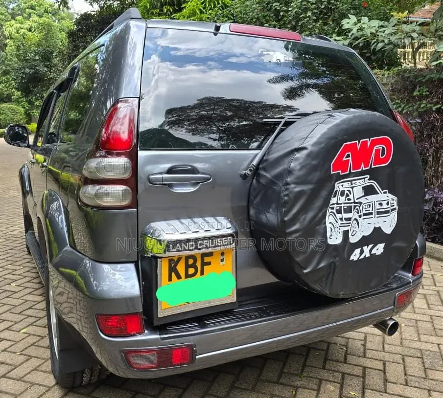 Toyota Land Cruiser Prado 2002 Gray