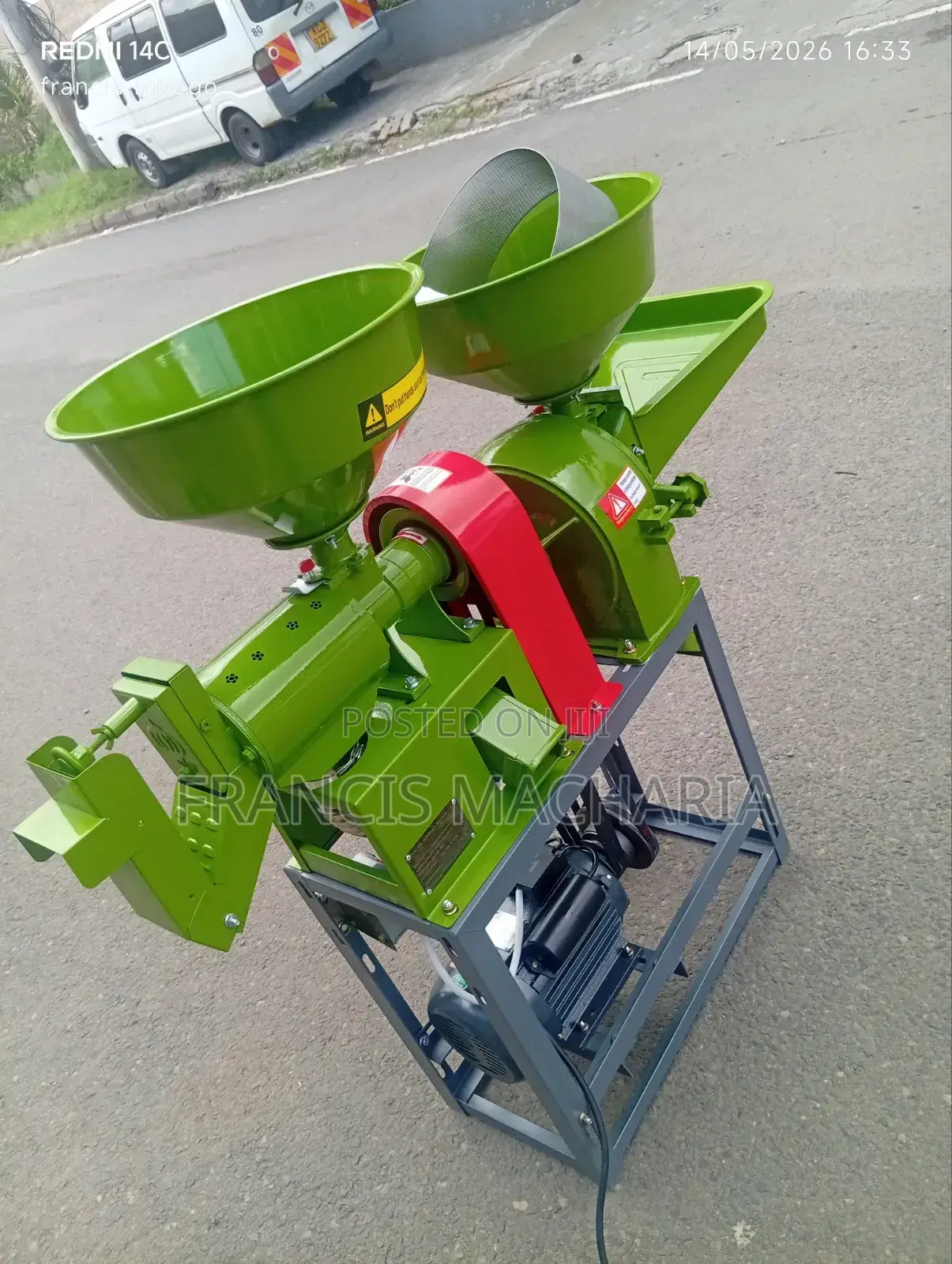 Electric Powered Rice Miller