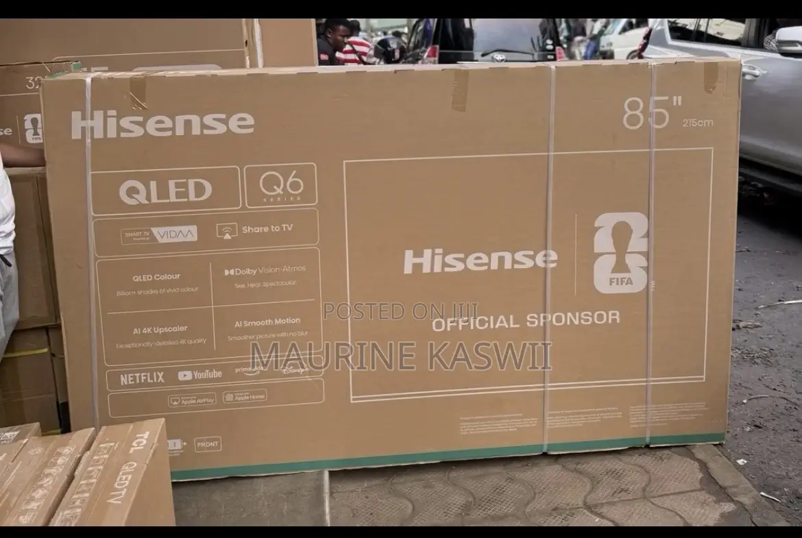 Hisense 85” Qled Smart Frameless TV -85 Q6