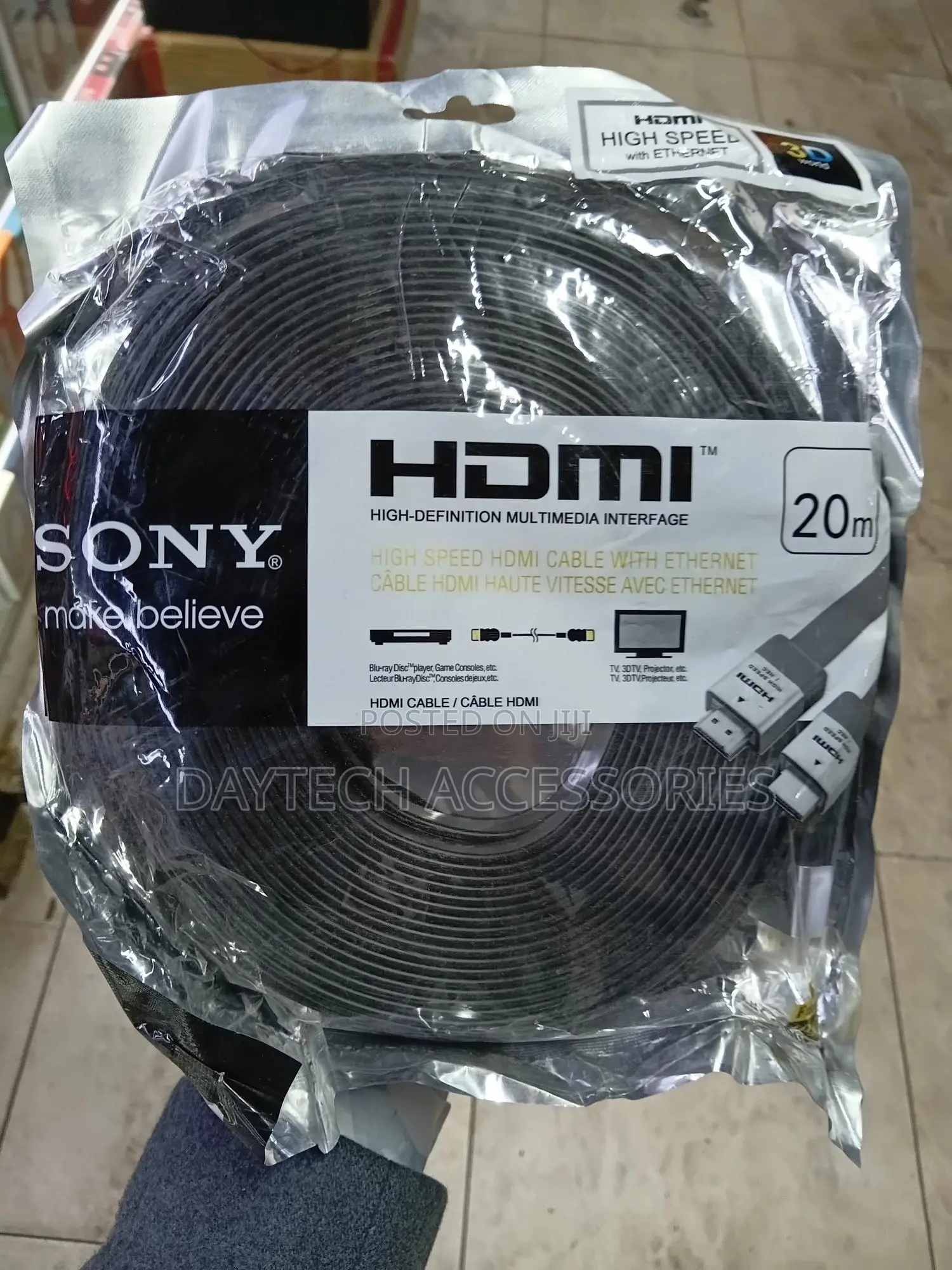 20m Meters High Speed Flat Hdmi Cable