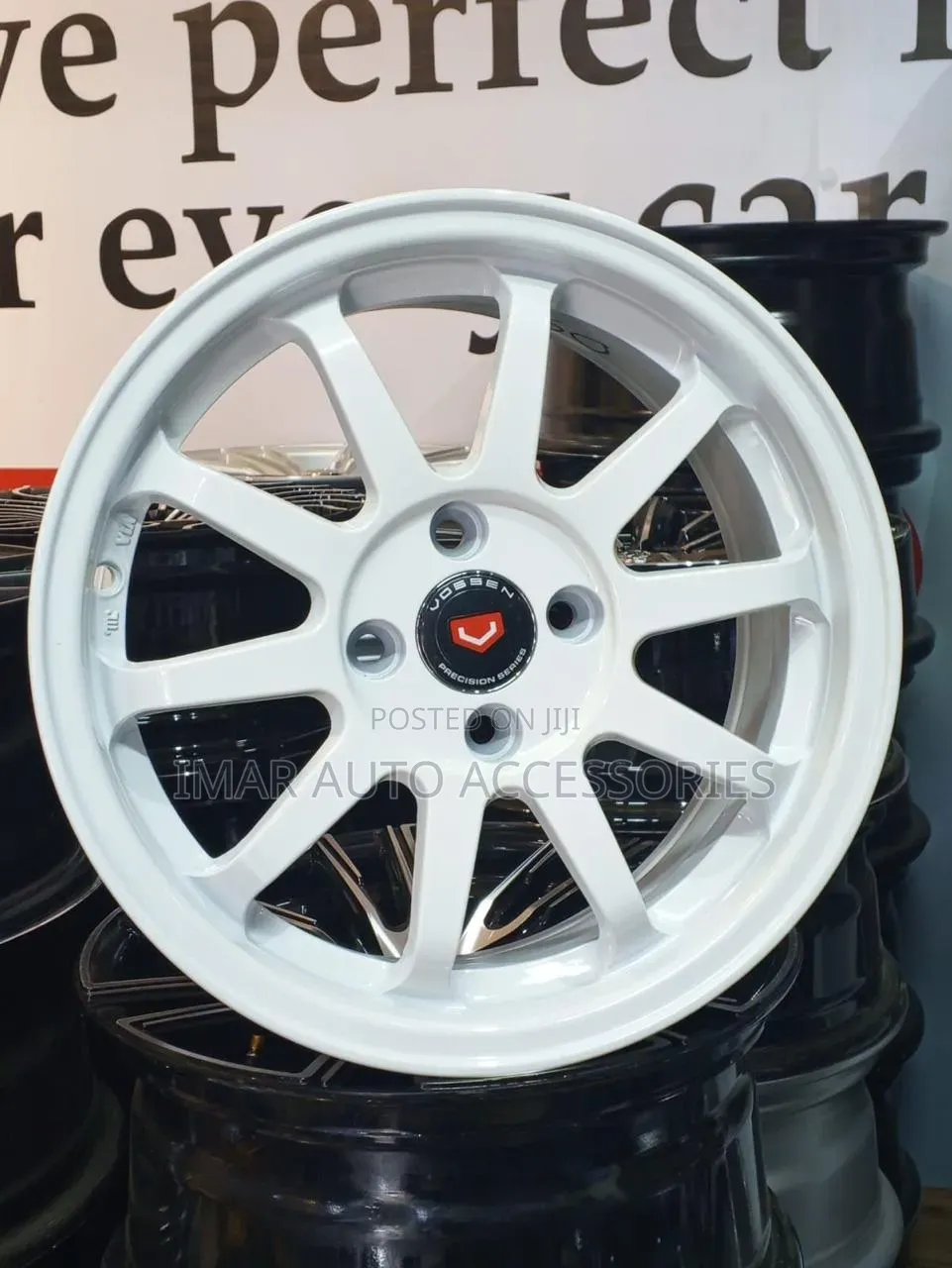 15 Inch White Maziwa Rims | Clean Classic Alloy Wheels Kenya