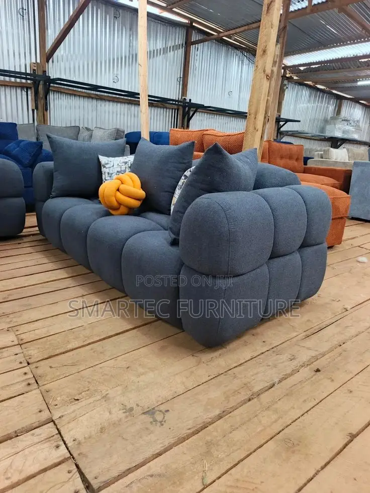Dark Grey Bubble 3 Seater Sofa