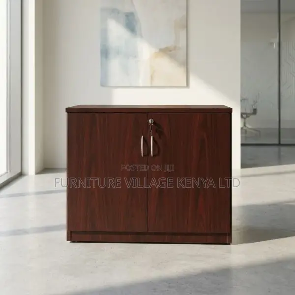 2 Door Wooden Credenza Office Bookcase