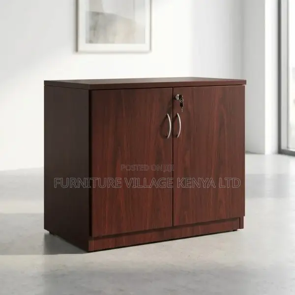 2 Door Wooden Credenza Office Bookcase