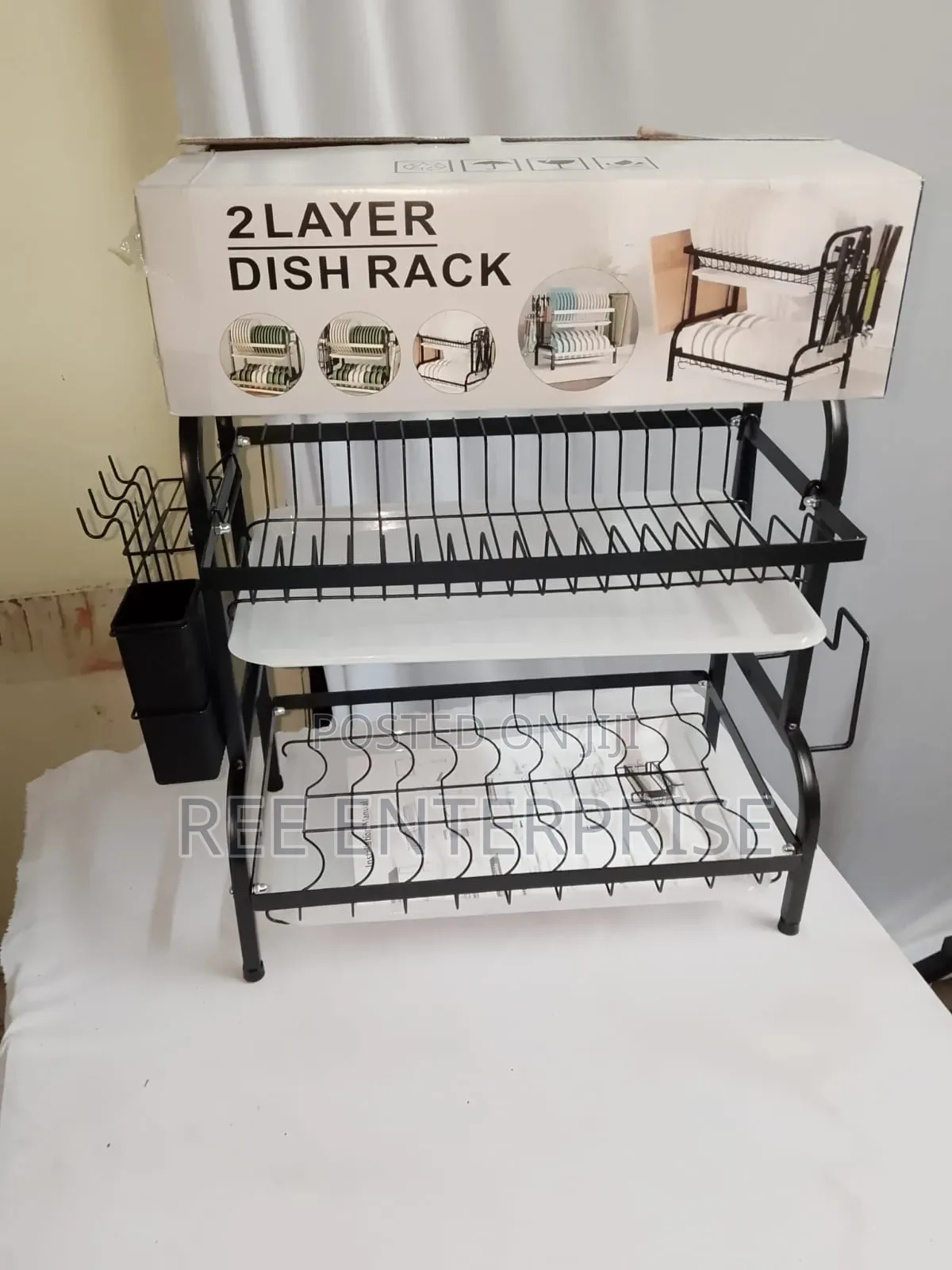 Executive Marble 2 Layer Dish Rack