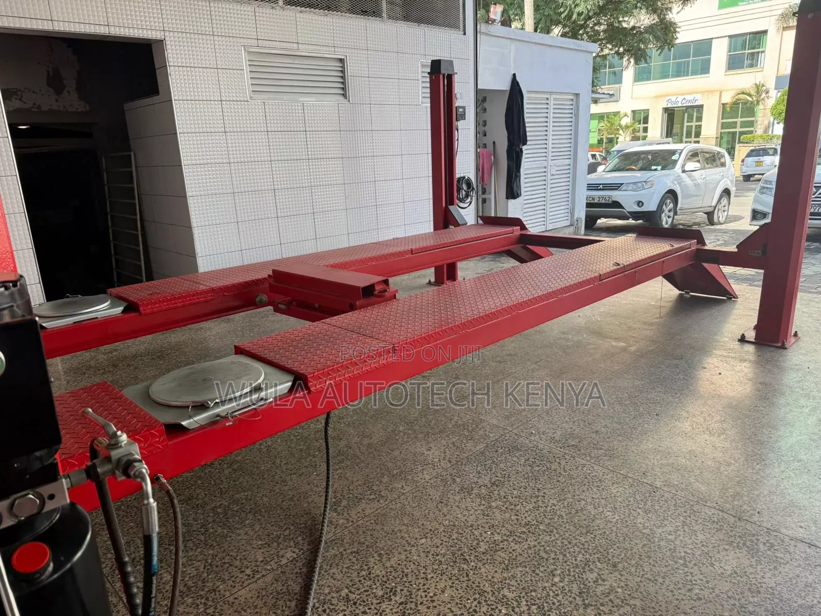 Adjustable Heavy Duty 4post Carlift and 3d Alignment Machine Sunshine