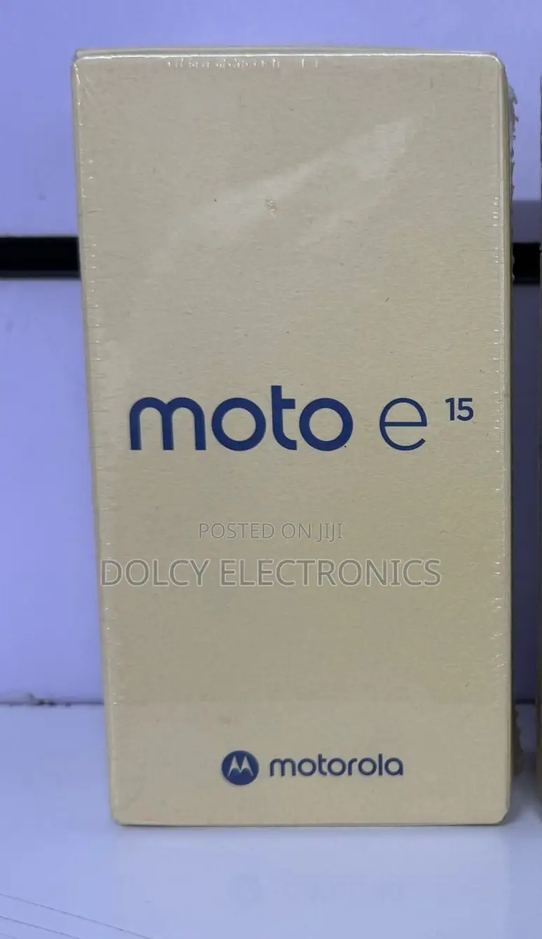 New Motorola Moto E15 64 GB Black