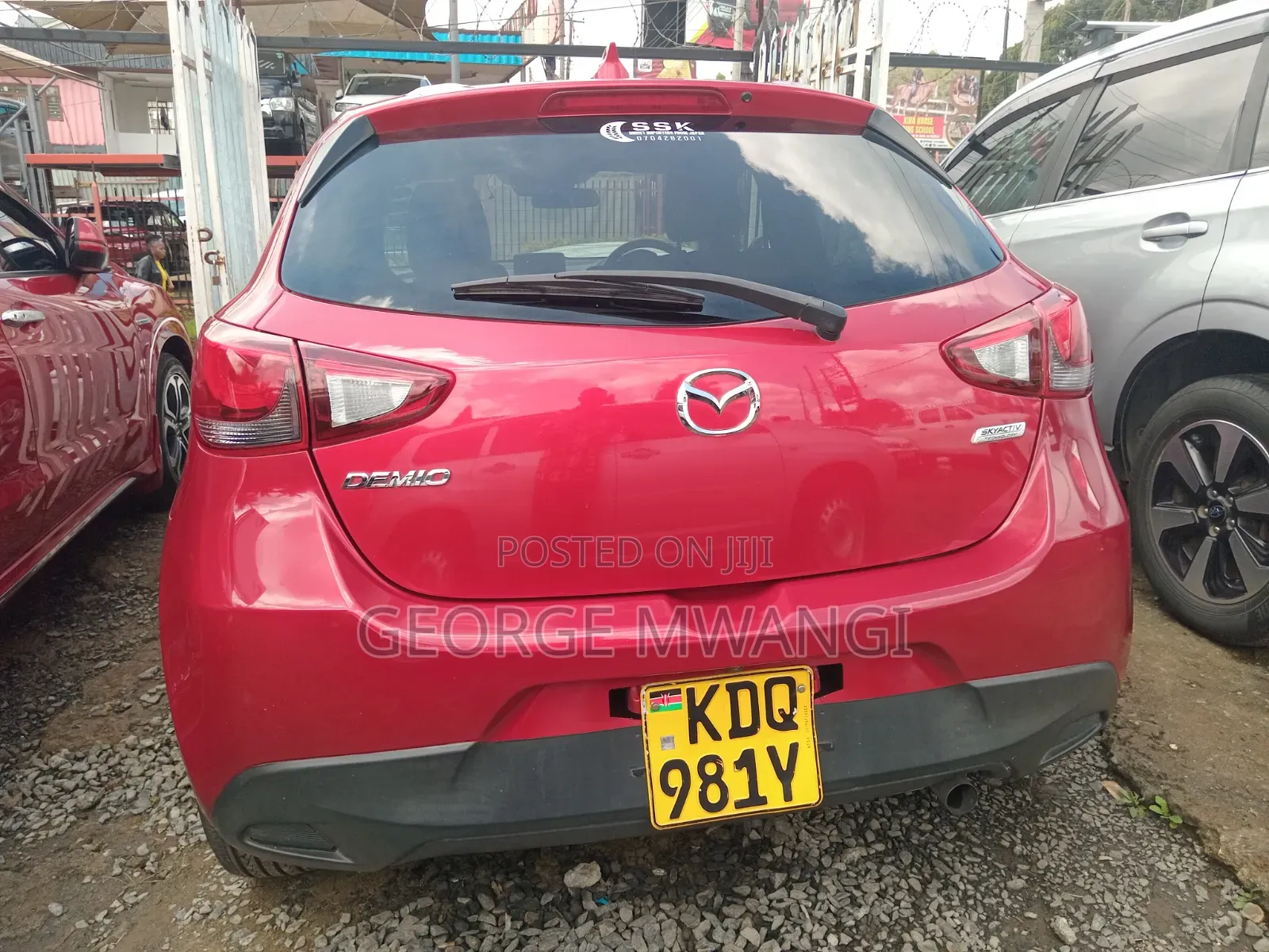 Mazda Demio 2017 Maroon