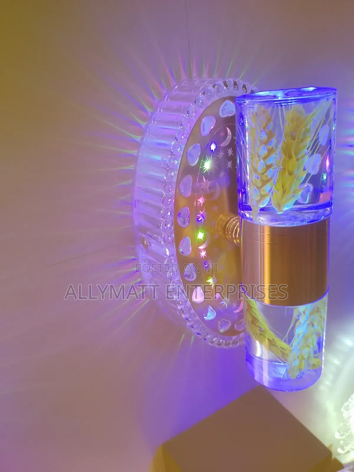 Wheat Blue Wall Light