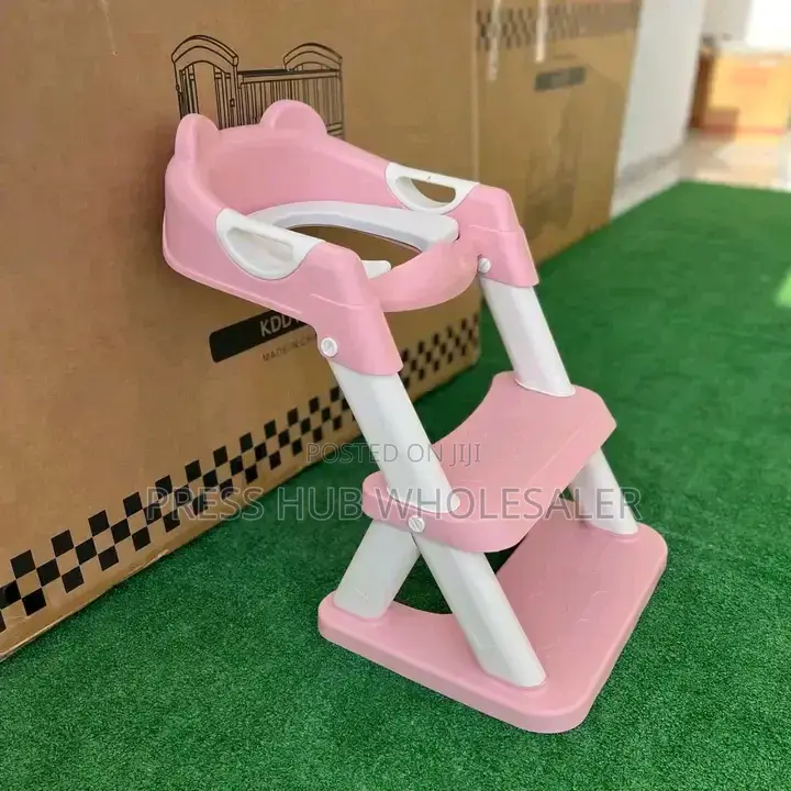 Toddler Potty Training Toilet Seat With a Step Stool Ladder.