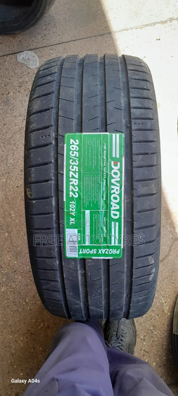 265/35zr22 Prozax Sport