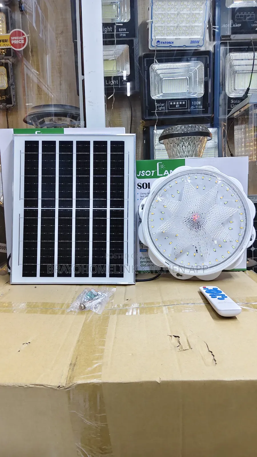 *300w Jsot Solar Ceiling Lights*=