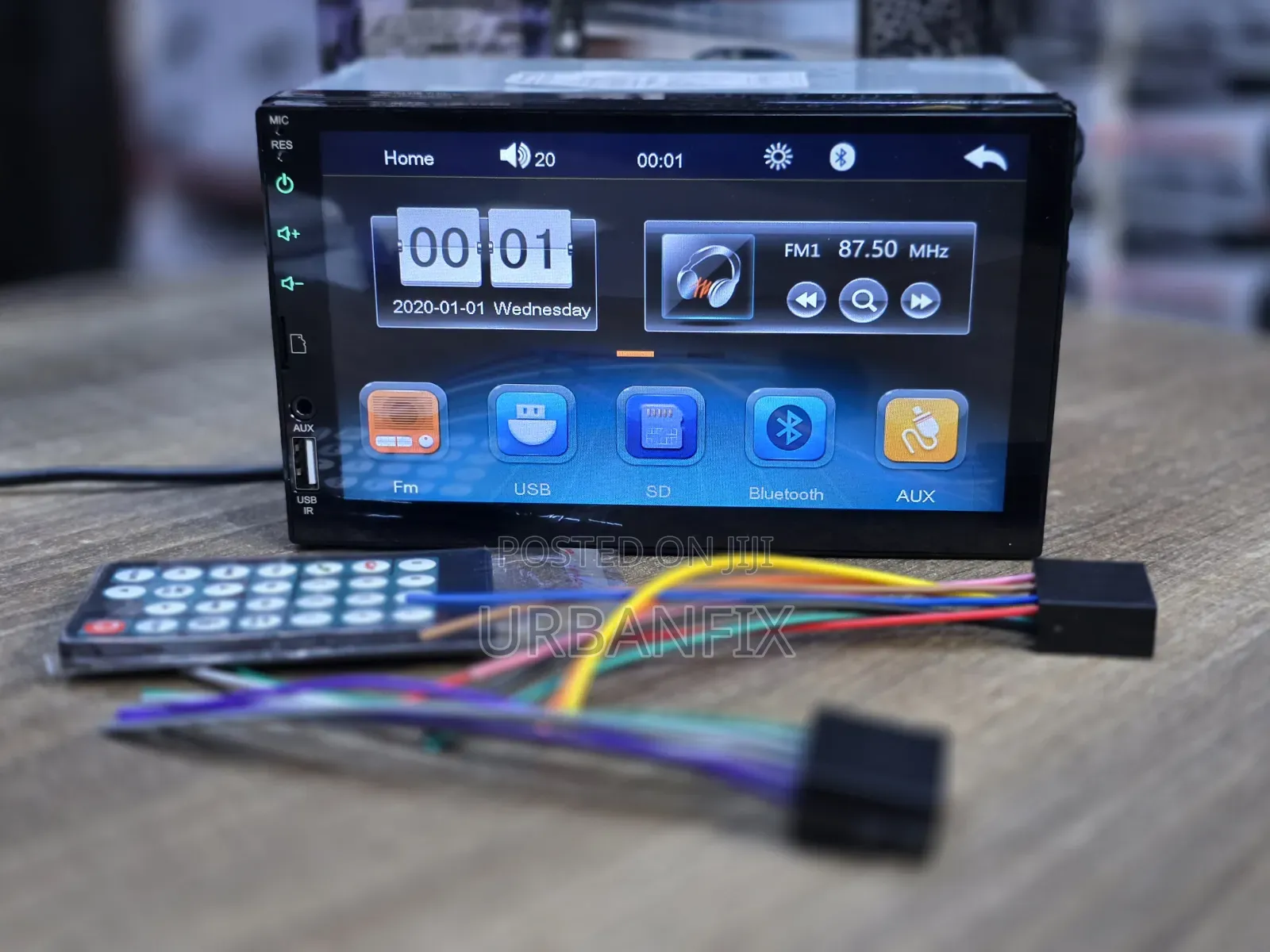 7 Inch Mp5 Car Touch Screen Bluetooth Radios With Fm, Usb, Aux