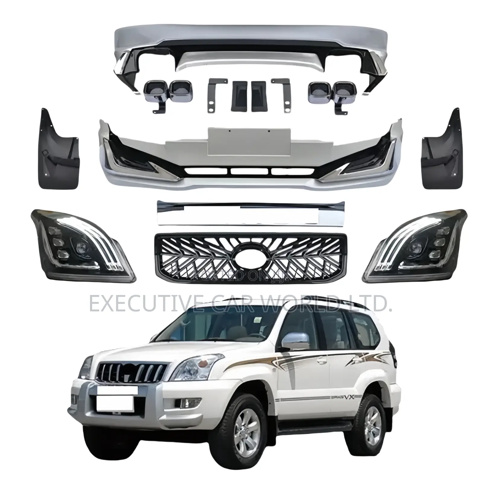 Toyota Prado 120 Modellista Facelift Kit