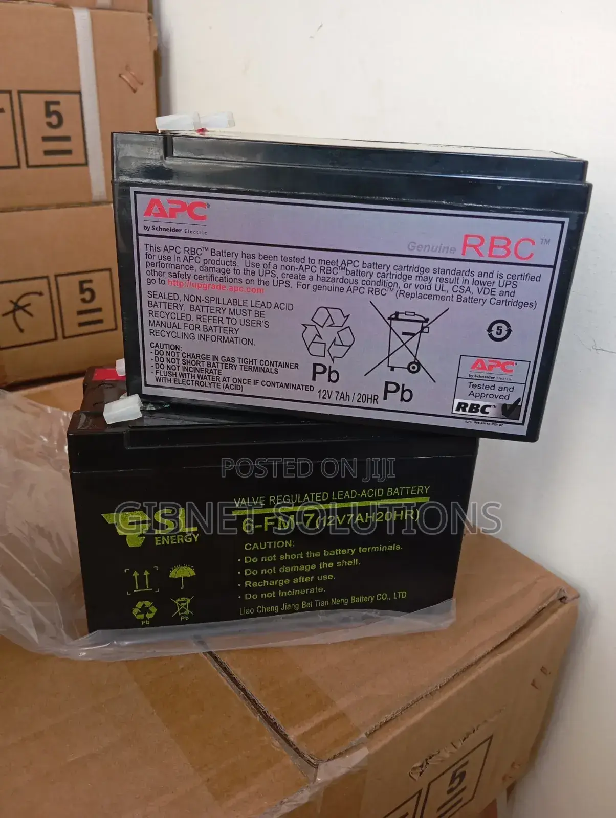 12v by 7ah Ups Batteries