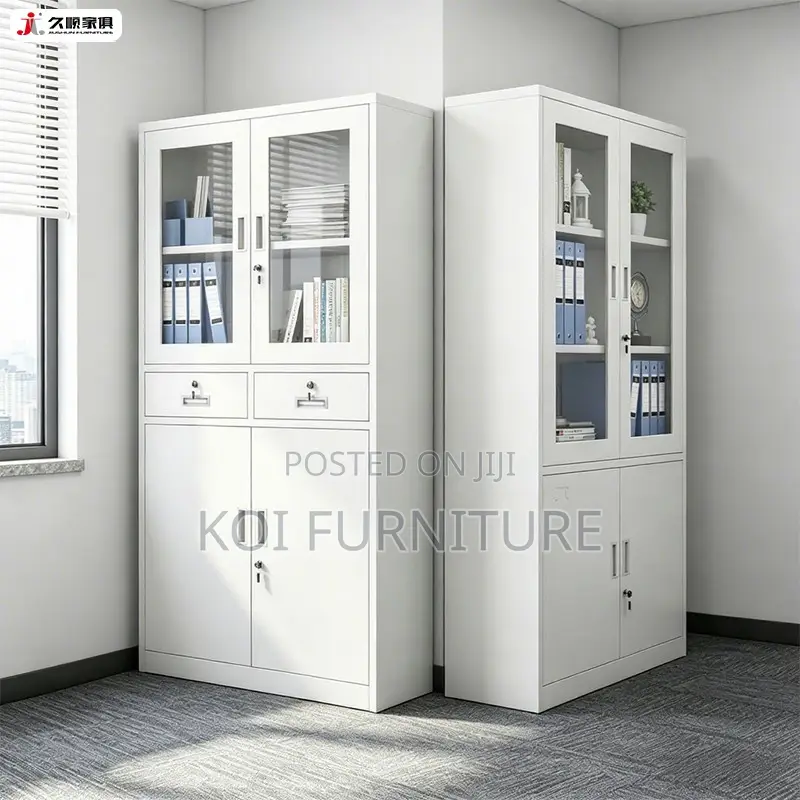 Office Cabinet : Bostone White Steel Office Storage Cabinets