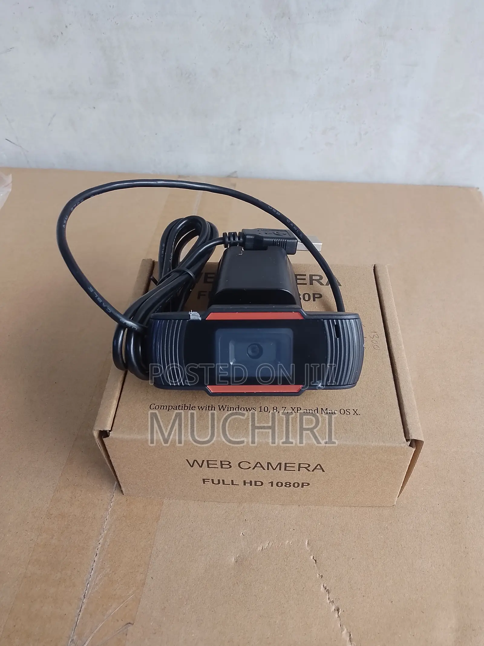 Hd Webcam 1080p With Microphone, USB Webcam for DesktoP