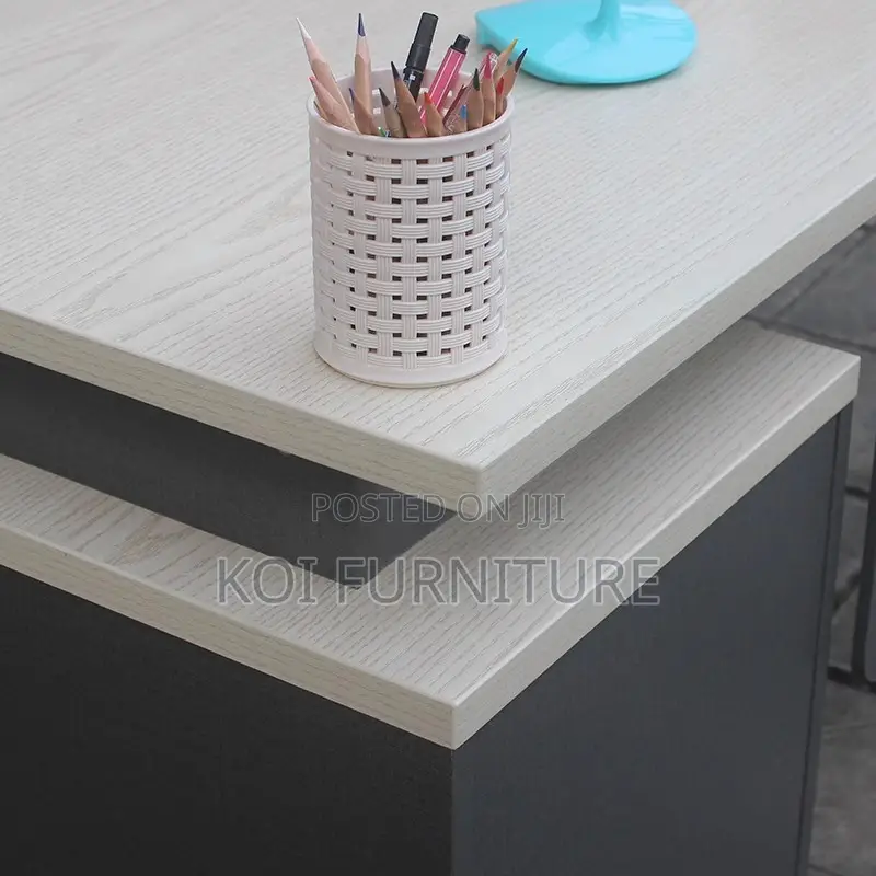Office Desk : Melbourne 1.2m Modern, Two-Tone Office Desk