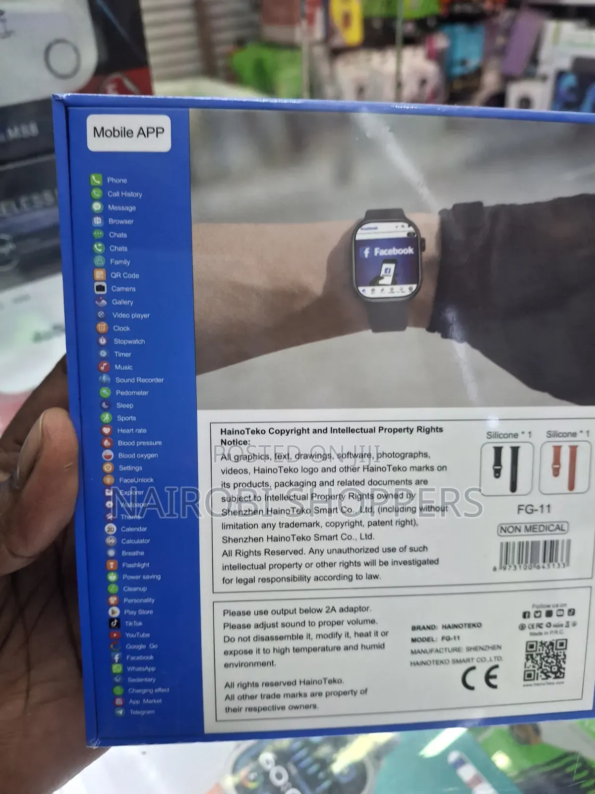 Smart Watch With Sim Card Slot/ Haino Teko Fg 4
