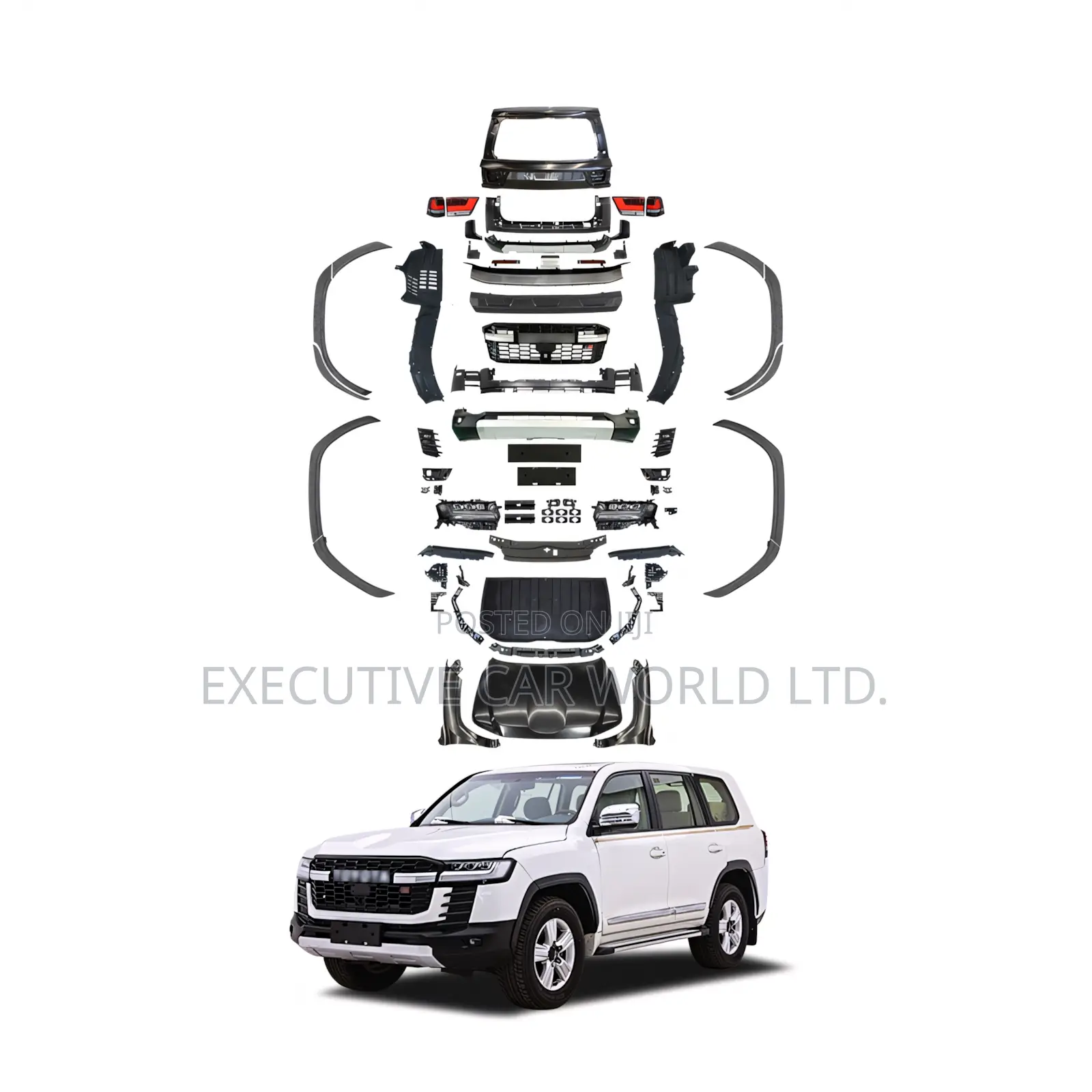 Toyota Land Cruiser 200 To Lc300 Gr Sport 141 Facelift Kit