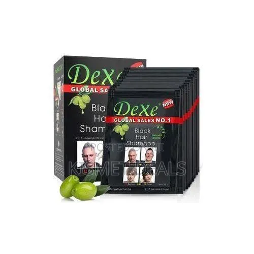 Dexe Dexe Black Hair Shampoo 25ml X10 - Natural Herbal Formula