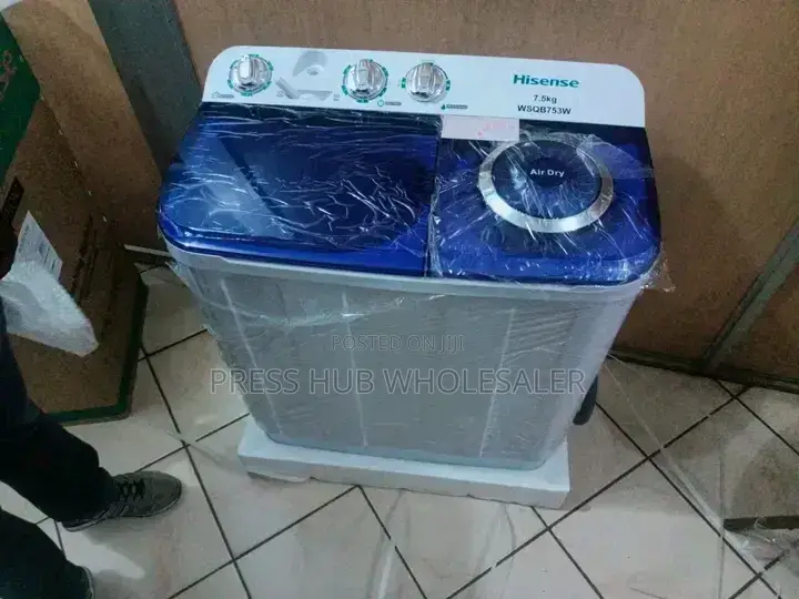 Hisense 7.5kg Twin Tub Semi-Automatic Washing Machine
