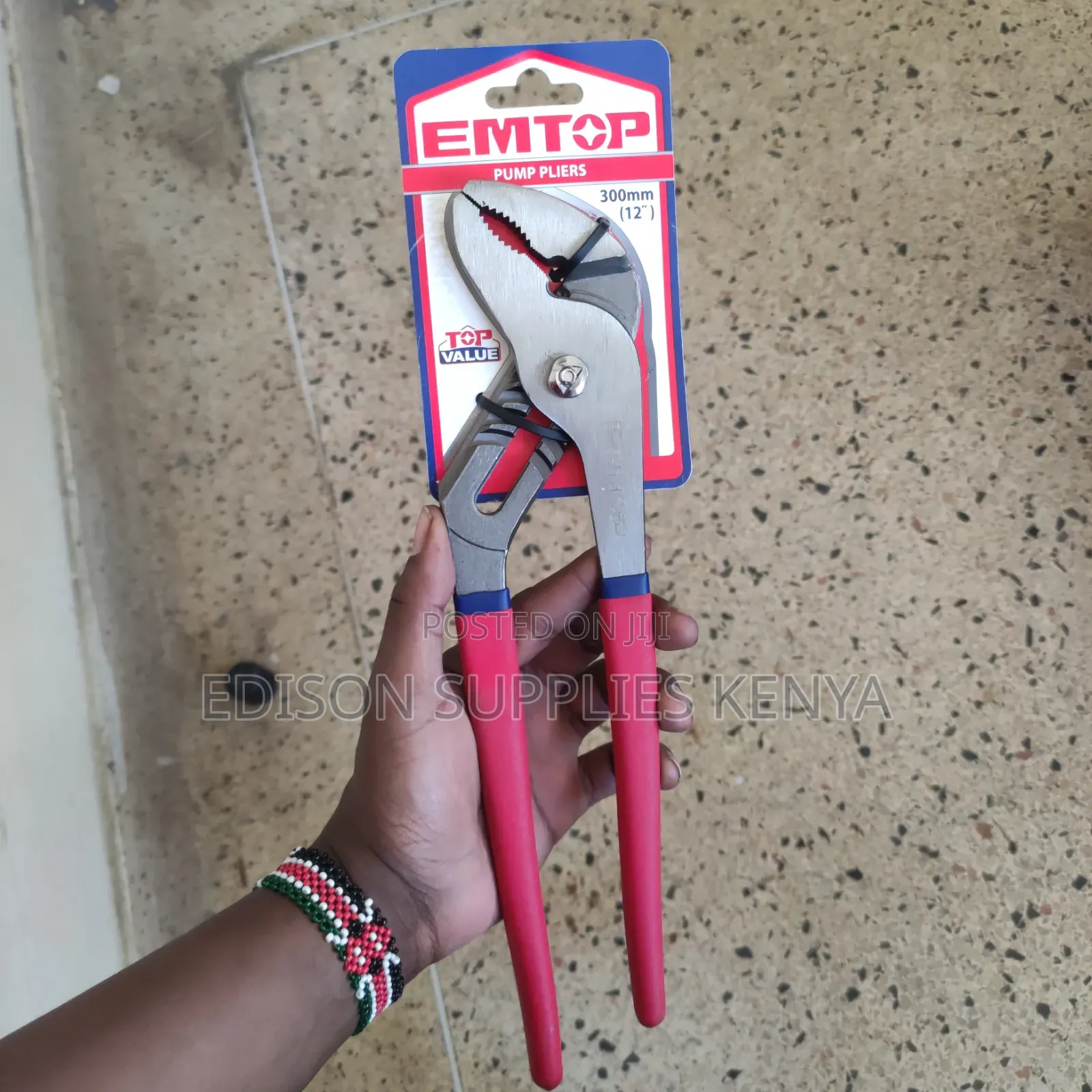 Water Pump Pliers 12" Emtop Kasuku Pliers Pipe Wrench Groove Joint