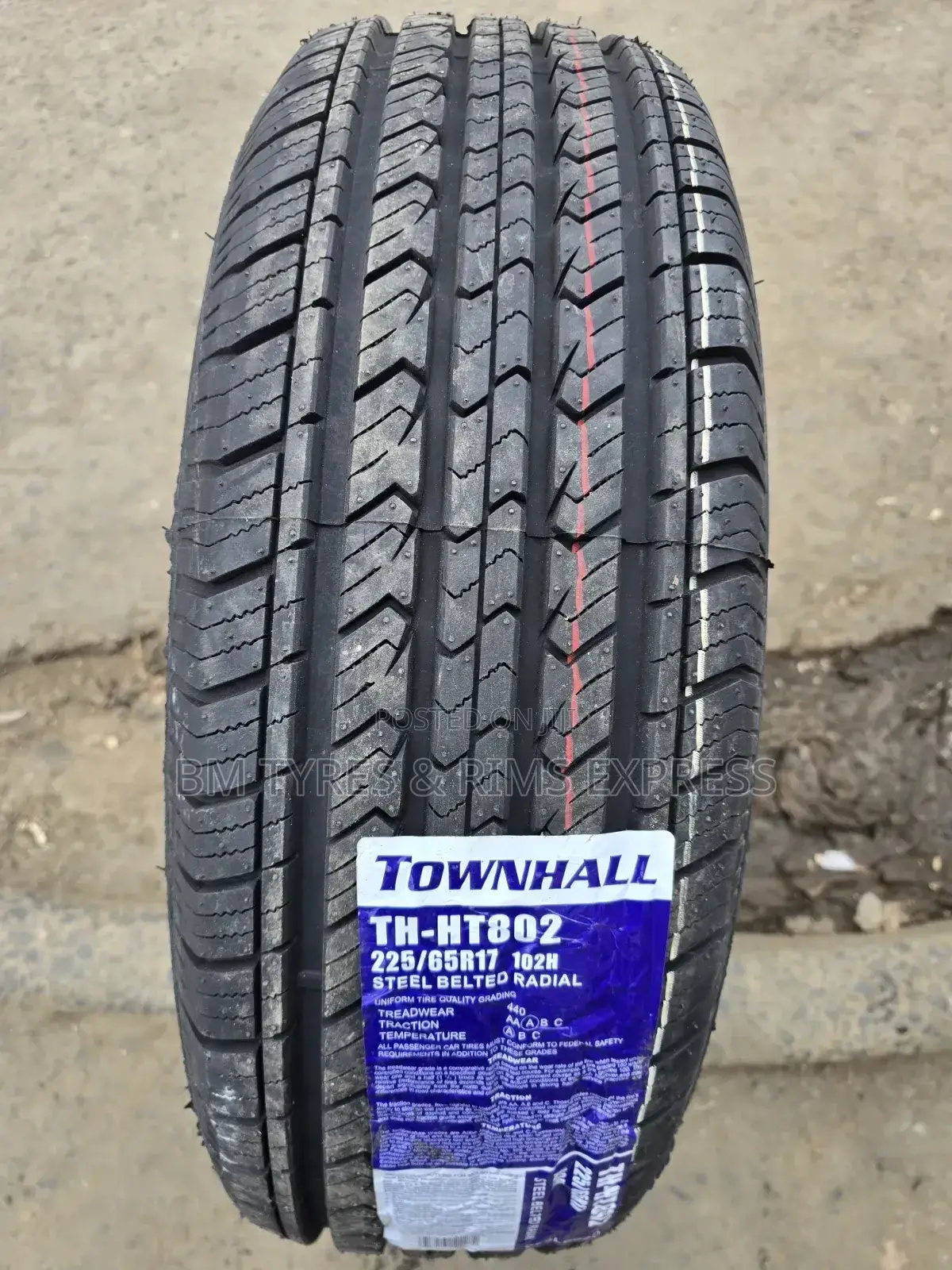 225 /65 R17 Townhall Tyres (Highway Terrein)
