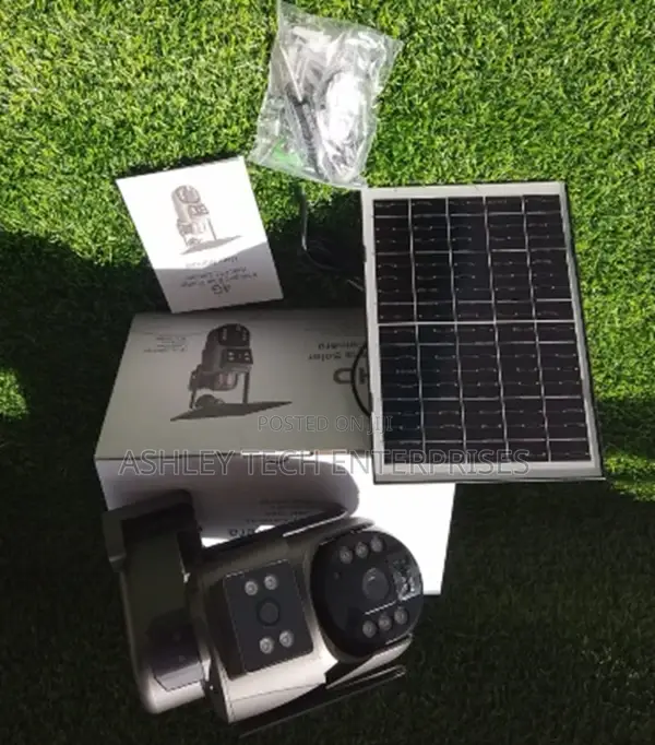 Ubox 6mp Dual Lens Solar CCTV Camera