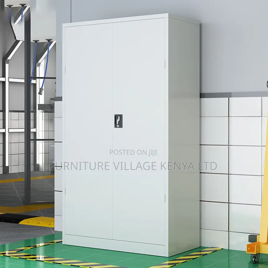 Heavy-Duty Steel Filling Cabinet With Shelves