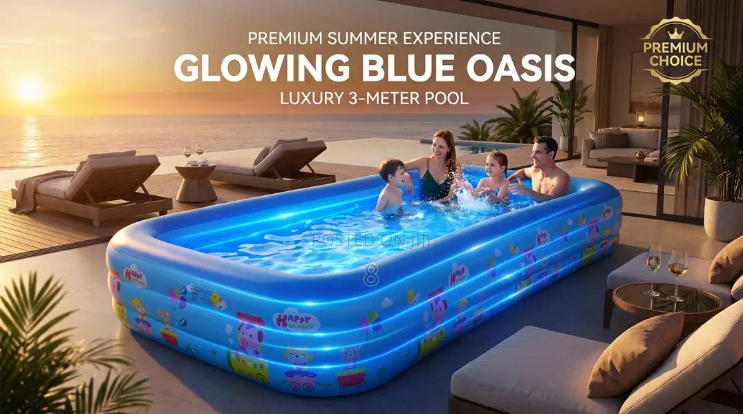 Large Family Pool for Kids and Adults Outdoor Relaxation