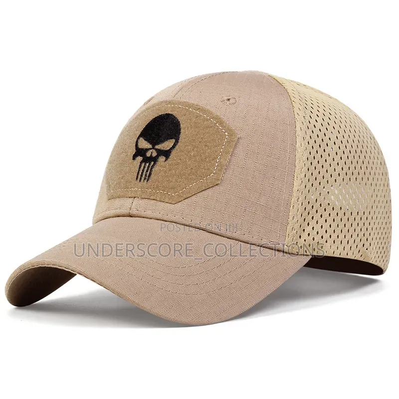 Camo Punisher Baseball Cap Fishing Caps