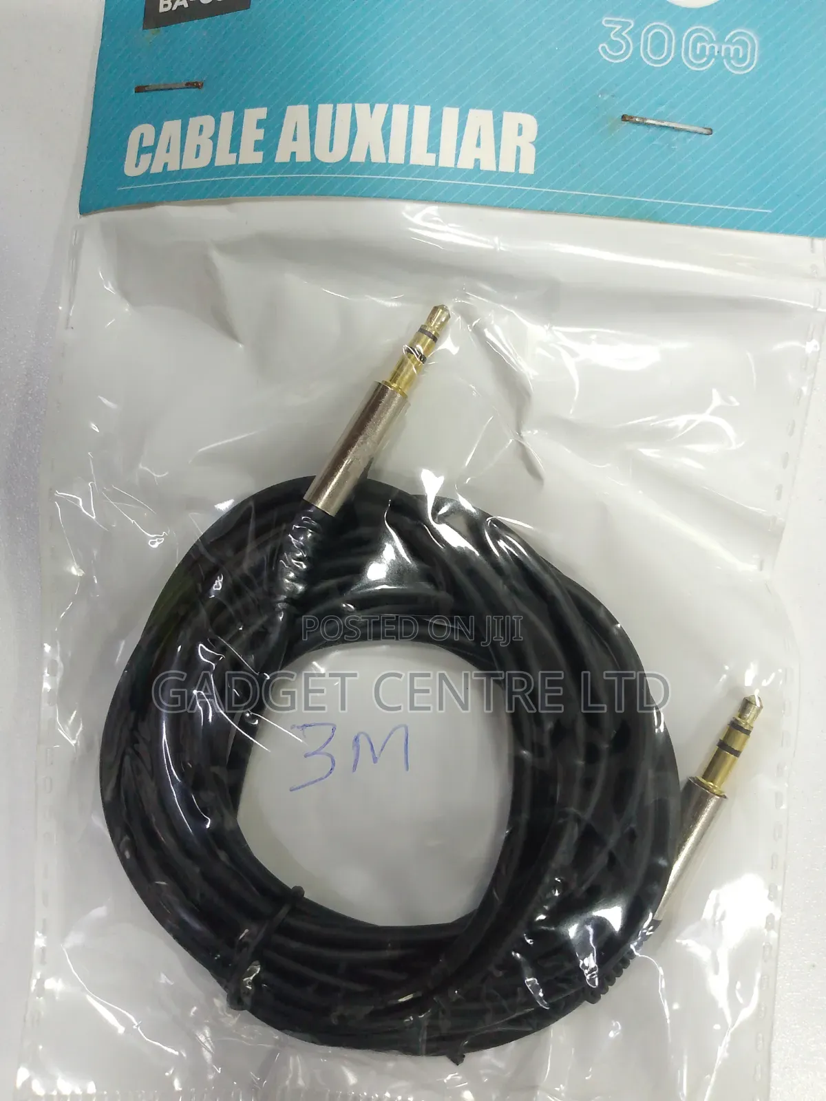 Audio Cable 3.5mm 3metres Jack to Jack