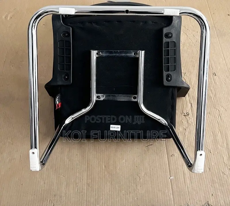 Office Chair : Black Mesh Office Visitors Chair -a Chrome Sleigh Base