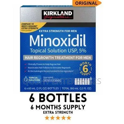 Kirkland Minoxidil 5% Hair Regrowth Treatment - 6 Bottles X 60ml