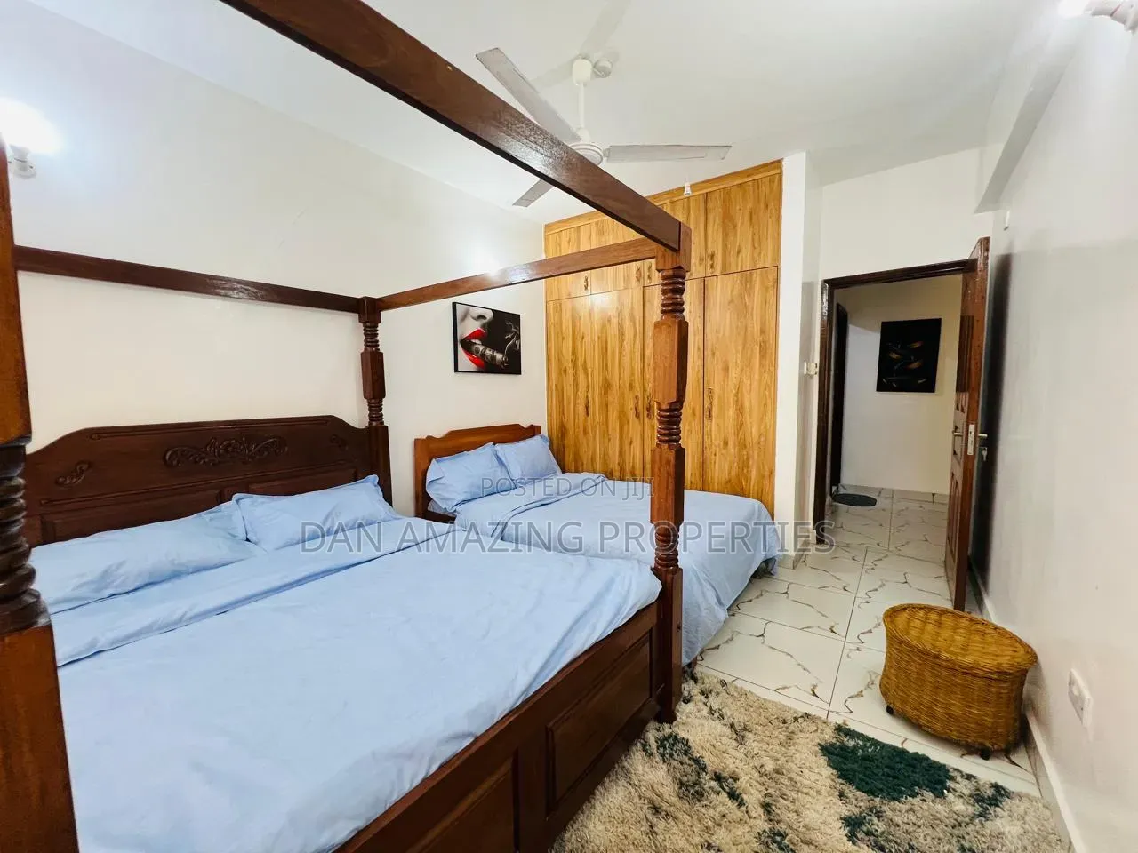 3 Bedrooms BNB Aparment Msa Nyali for Daily Rent 1st Avenue 5min Beach