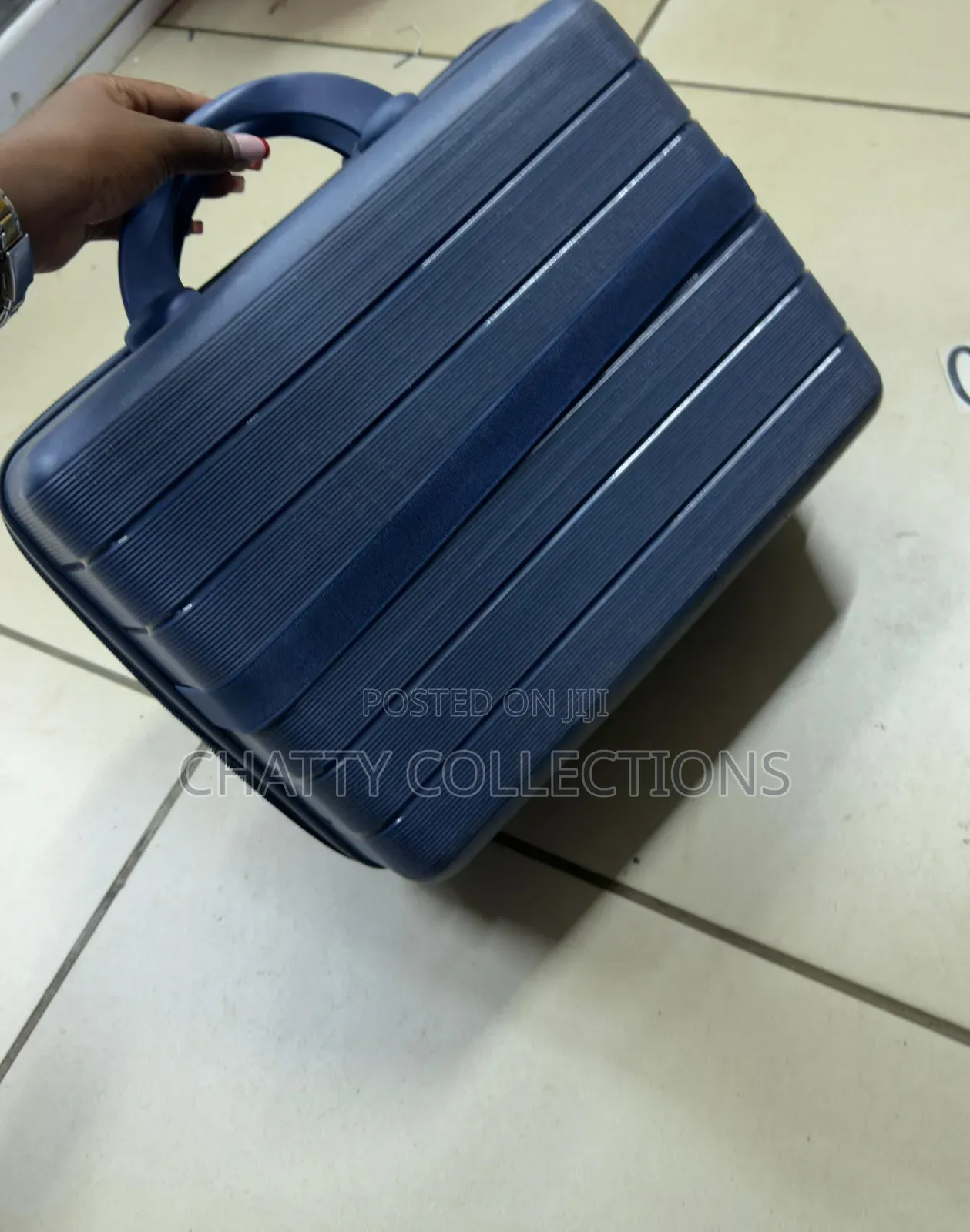 Nave Blue Make Up Bag /Carry on Rubber Bag